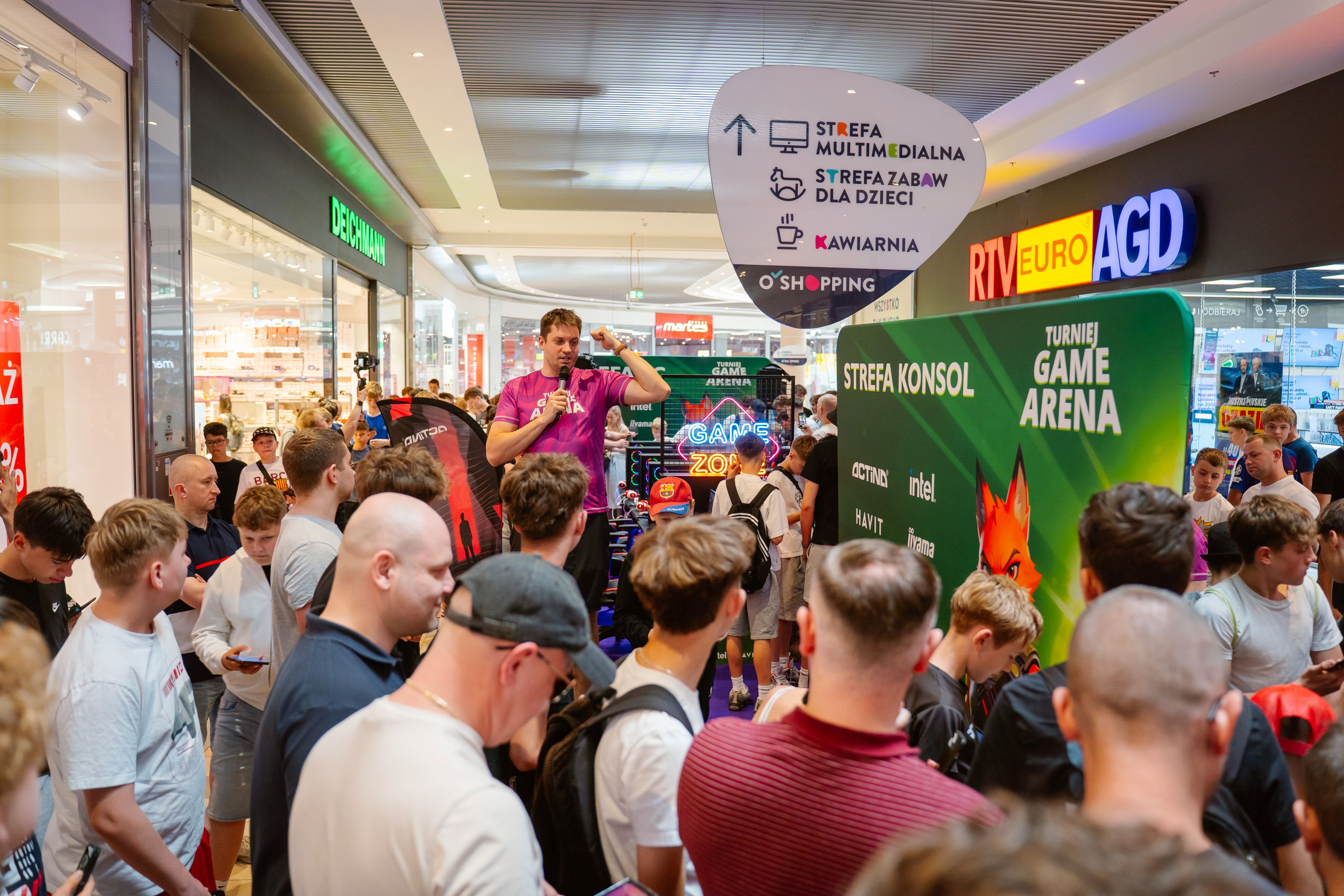 Powierzchnia handlowa podczas eventu