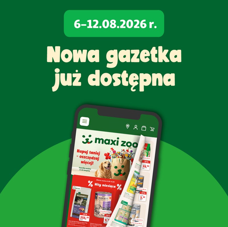 Tylko do 12 sierpnia! Wyjątkowe ceny dla Twojego pupila.